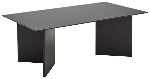 KONFERENČNÝ STOLÍK, čierna, kov, sklo, 110/60/40 cm Livetastic - Stolíky do obývačky, Online Only
