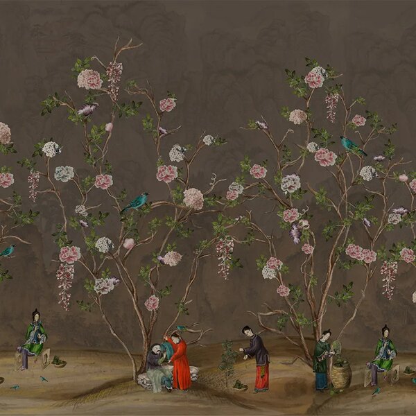 VLADILA Scenes From Life (Brown) - tapeta