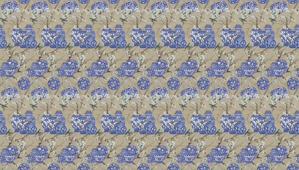 VLADILA Hydrangea And Ginger Tea Party Cream - tapeta
