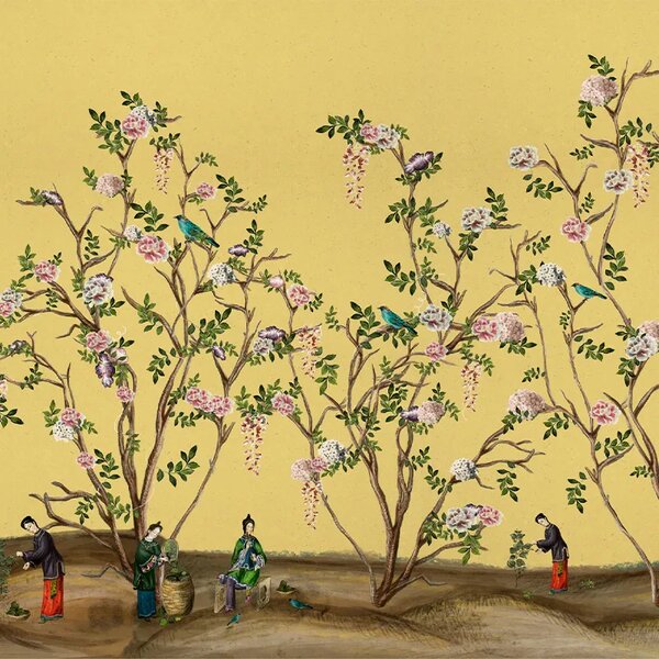 VLADILA Scenes From Life (Yellow) - tapeta