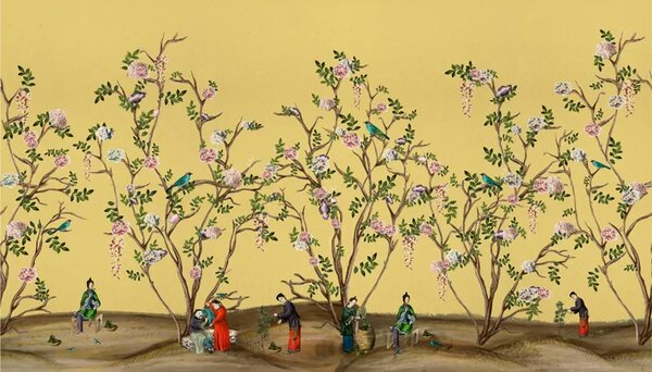 VLADILA Scenes From Life (Yellow) - tapeta