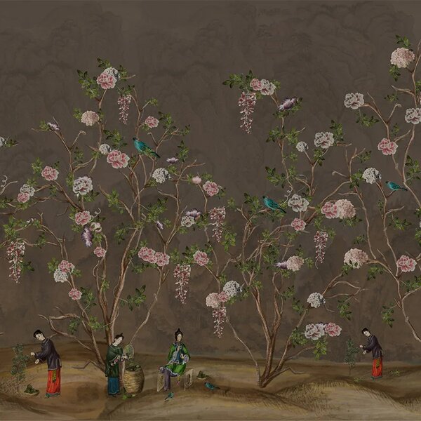 VLADILA Scenes From Life (Brown) - tapeta