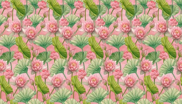 VLADILA The Pond (Pink) - tapeta