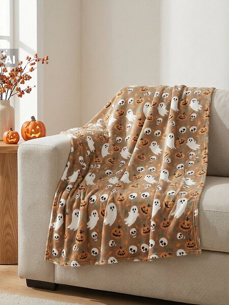 Sinsay - Deka s halloweenskym motívom - viacfarebná