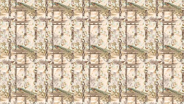 VLADILA Torri Cream Lanscape - tapeta