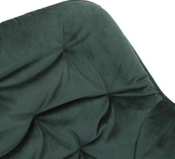 Jedálenská stolička CHERRY VELVET | zelená