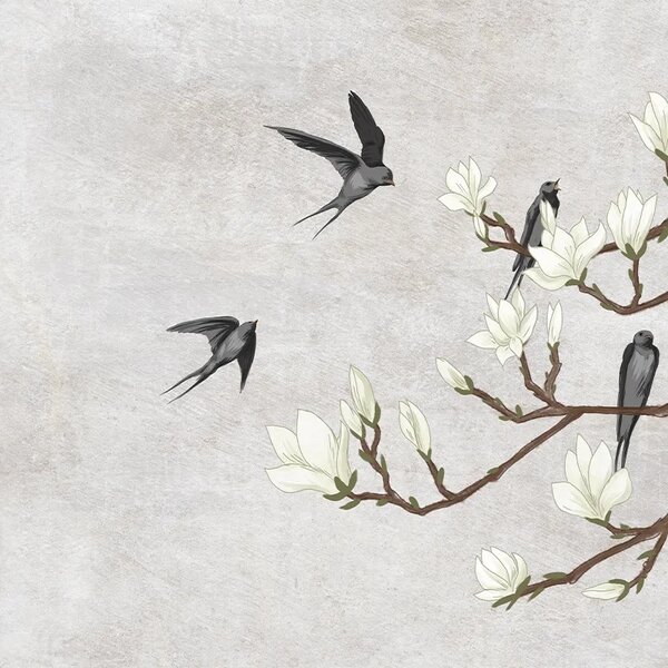 VLADILA The Land Of The Swallows Grey - tapeta