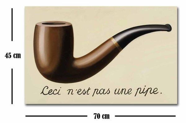 Wallity Reprodukcia obrazu René Magritte 071 45 x 70 cm