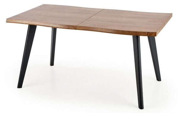 Jedálenský stôl Dickson 120 cm, prírodné drevo / čierna