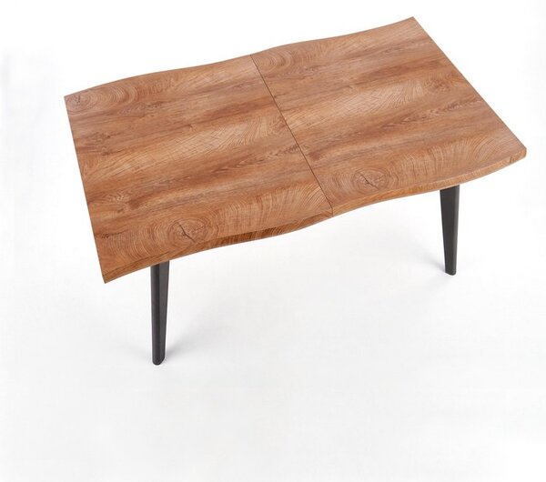 Jedálenský stôl Dickson 120 cm, prírodné drevo / čierna