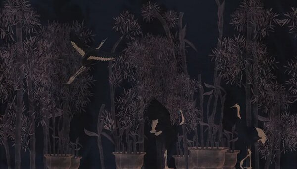 VLADILA Makino Pavilion Dark - tapeta