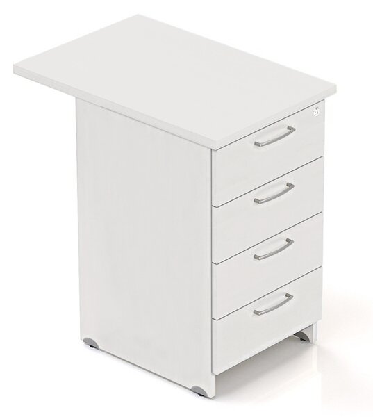 Kontajner Visio 70 x 47 cm - 4 zásuvky, biela