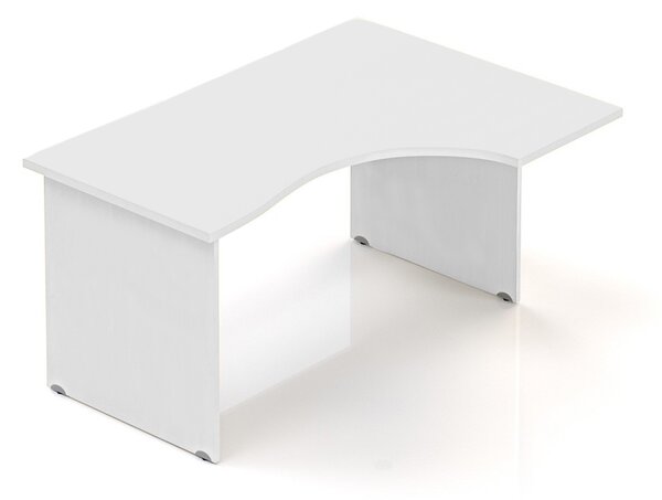 Ergonomický stôl Visio 140 x 100 cm, pravý, biela