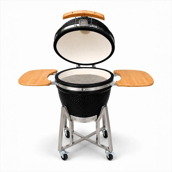 Keramický gril Avenberg KAMADO XL, čierna