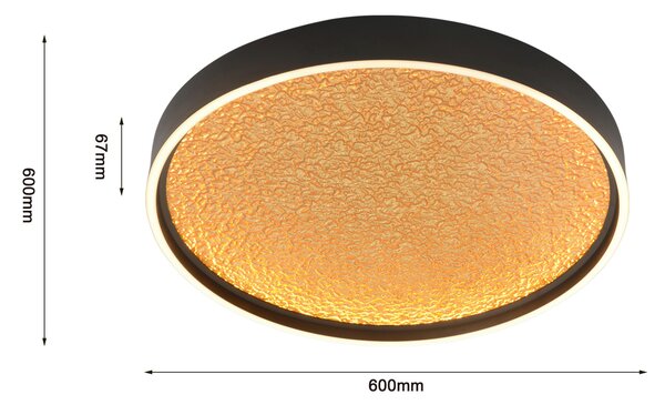 STROPNÉ LED SVIETIDLO, 60/6,5 cm - Interiérové svietidlá