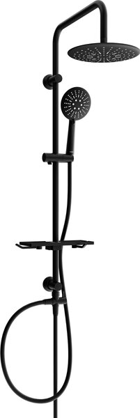 Mexen sprchový set X67 s hornou hlavicou 230 mm, čierna, 798676791-70
