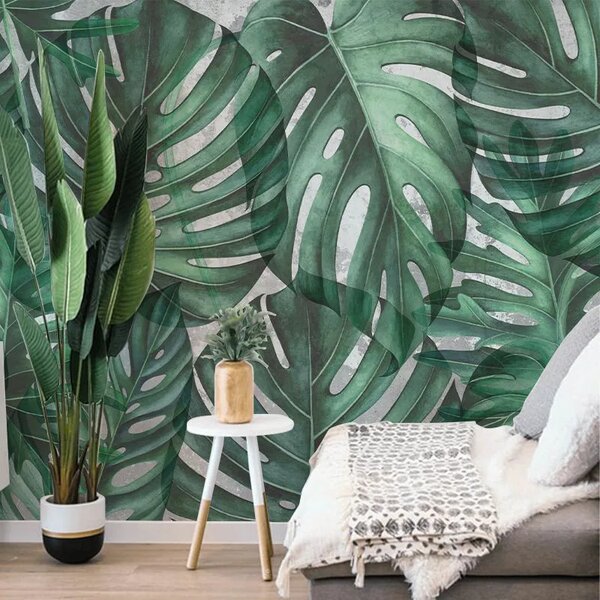 VLADILA Green Philodendron - tapeta