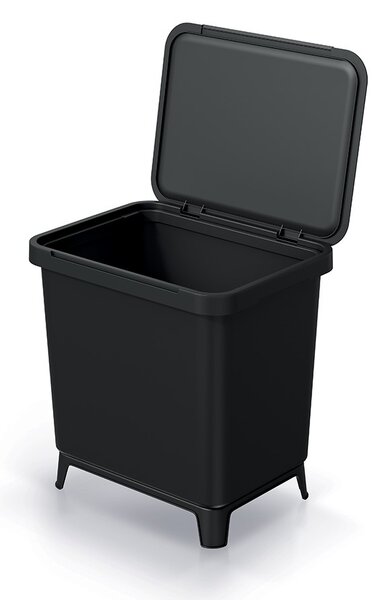 Odpadkový kôš, 29 l, čierna