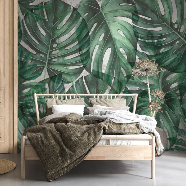 VLADILA Green Philodendron - tapeta