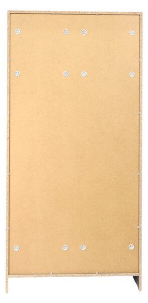 Drevená šatníková skriňa Visio LUX, 90 x 45 x 185 cm, cylindrický zámok, sivá