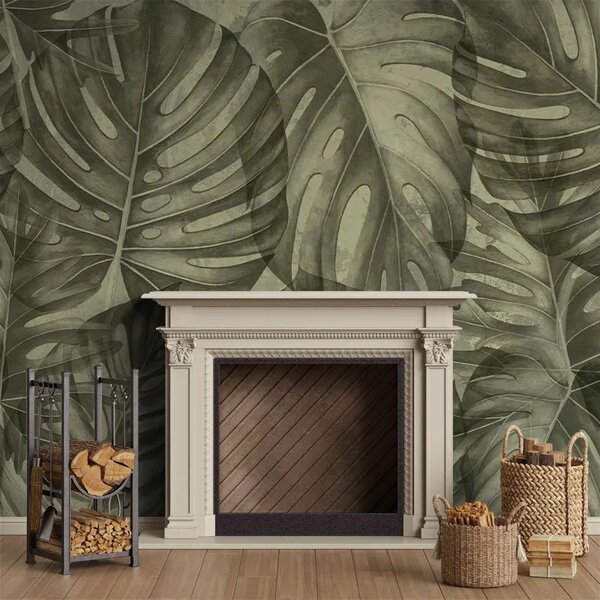 VLADILA Sepia Philodendron - tapeta