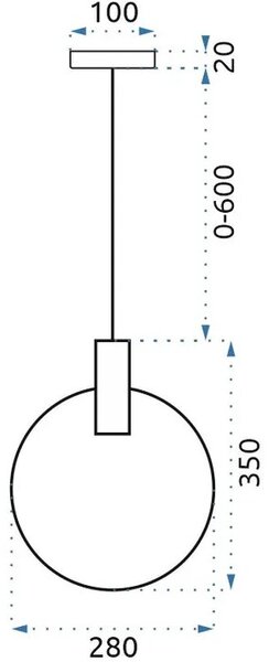 TooLight Stropné svietidlo APP485-1CP zlaté