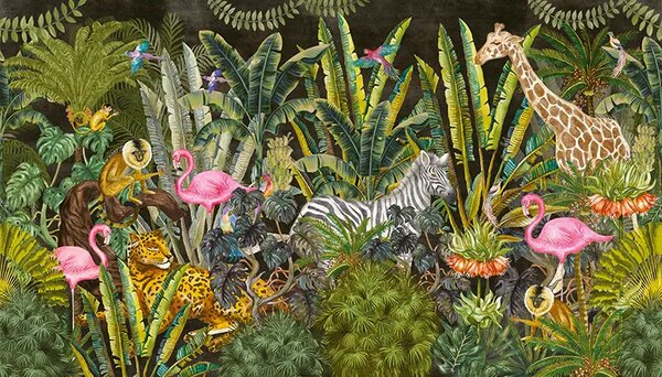 VLADILA Jungleful (Dark) - tapeta