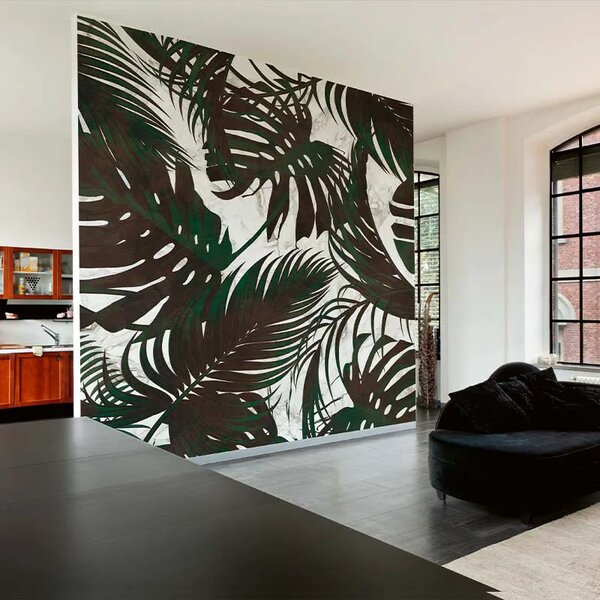 VLADILA Leaves Original Marble - tapeta