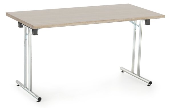 Skladací stôl Impress 140 x 80 cm, dub sonoma