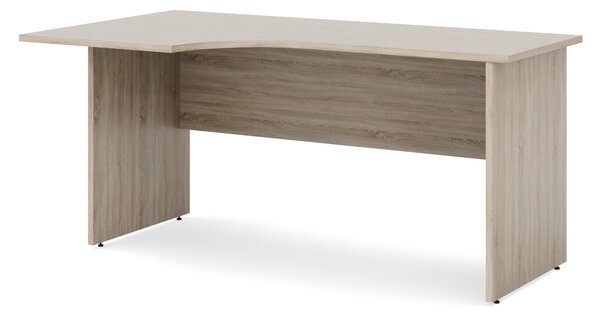 Ergonomický stôl Impress 160 x 90 cm, ľavý, dub sonoma