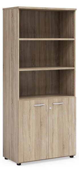 Vysoká skriňa Praktik 80 x 40 x 182,1 cm, dub sonoma