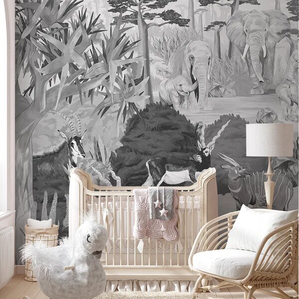 VLADILA Wonderful Wilds Gray - tapeta