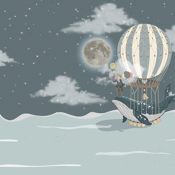 VLADILA The Little Prince And The Whale - tapeta