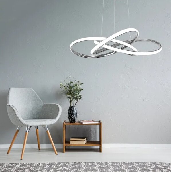 TooLight Stropné svietidlo s diaľkovým ovládaním LED APP816-CP Node chrómové