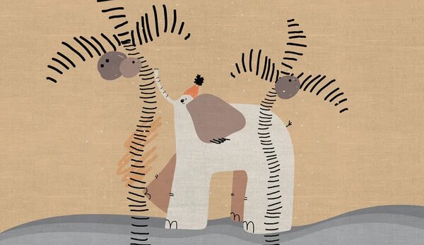 VLADILA The Clown Elephant - tapeta
