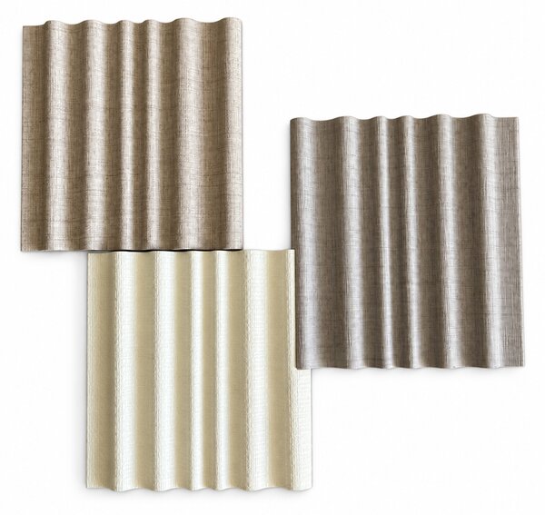 LAMELIO Dekoratívne stenové panely VELIA - Grey Linen