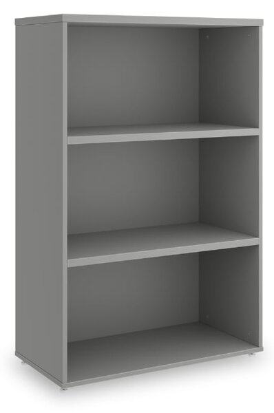 Stredná skriňa SimpleOffice 80 x 40 x 120 cm, sivá