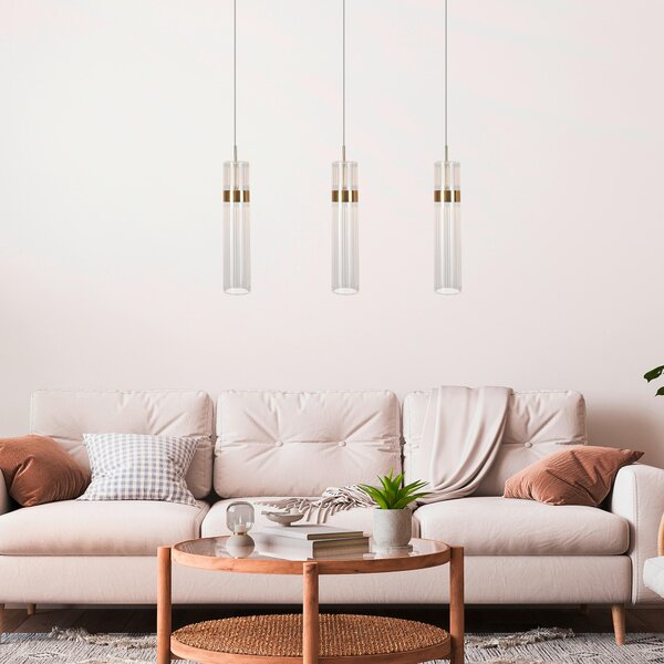 ZÁVESNÉ LED SVIETIDLO, 120/60/6 cm - Online Only bytové doplnky, Online Only