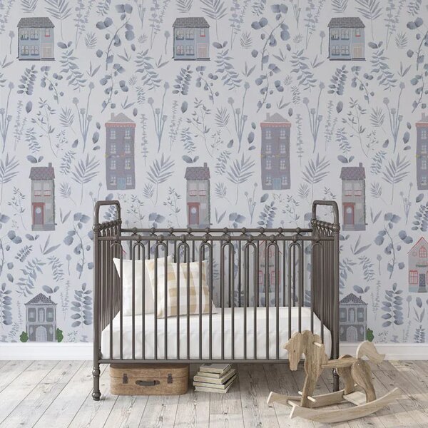 VLADILA Blue Leaves - tapeta