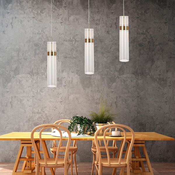 ZÁVESNÉ LED SVIETIDLO, 120/60/6 cm - Online Only bytové doplnky, Online Only