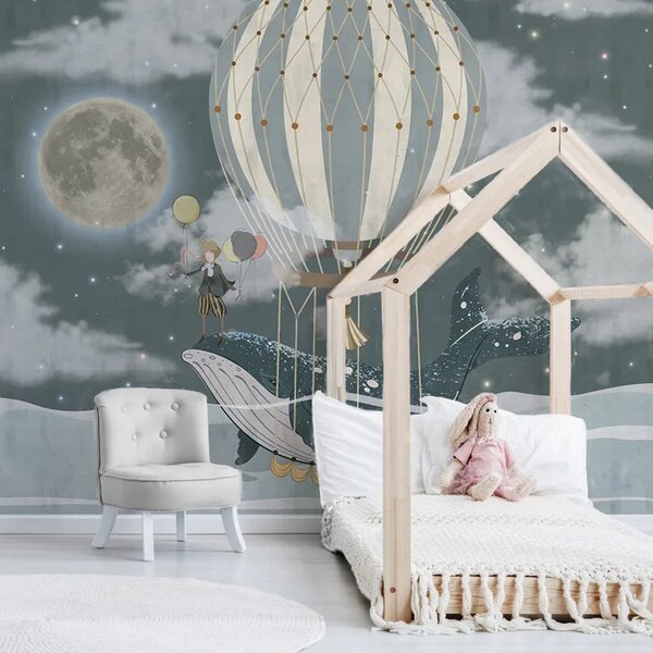 VLADILA The Little Prince And The Whale - tapeta