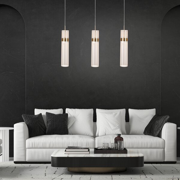 ZÁVESNÉ LED SVIETIDLO, 120/60/6 cm - Online Only bytové doplnky, Online Only