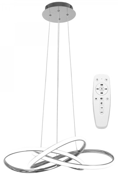 TooLight Stropné svietidlo s diaľkovým ovládaním LED APP816-CP Node chrómové