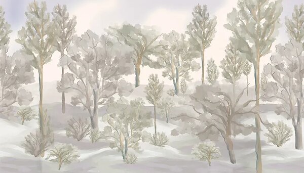 VLADILA Foggy Forest - tapeta