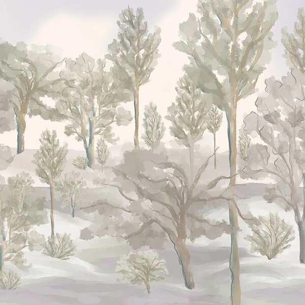 VLADILA Foggy Forest - tapeta