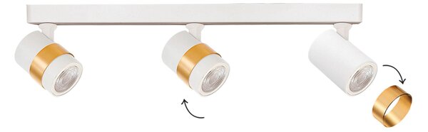 BODOVÉ SVIETIDLO, max LED 8W W/GU10, 45/6/12,4 cm - Online Only bytové doplnky, Online Only
