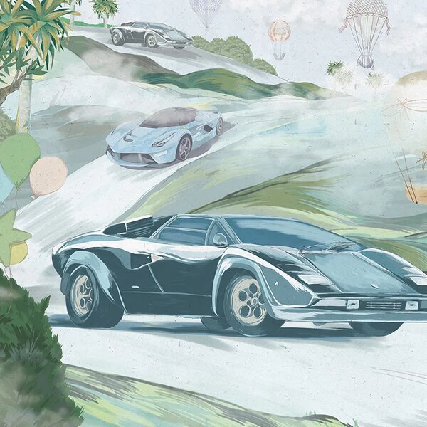 VLADILA Modern Cars - tapeta