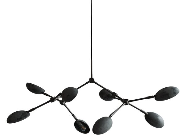 Lustre 101 COPENHAGEN, Drop, Sivá, Chodba, Hliník, Dizajnový