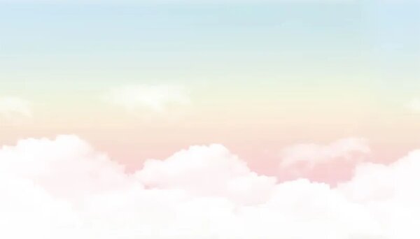 VLADILA Azur Clouds - tapeta