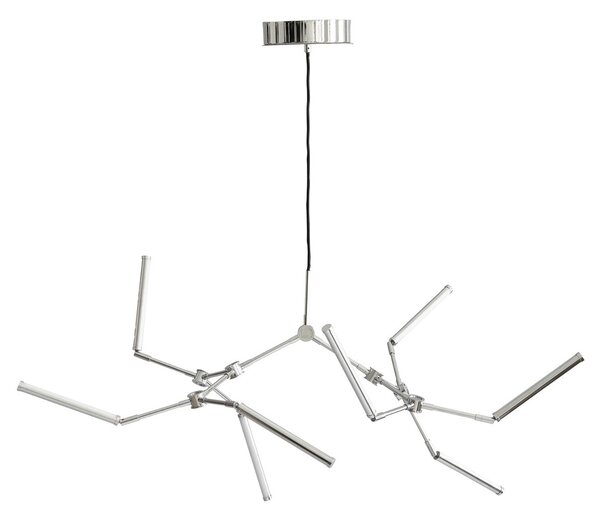 Lustre 101 COPENHAGEN, Stick, stmievateľné, Metalická, Obývacia izba, Hliník, Dizajnový